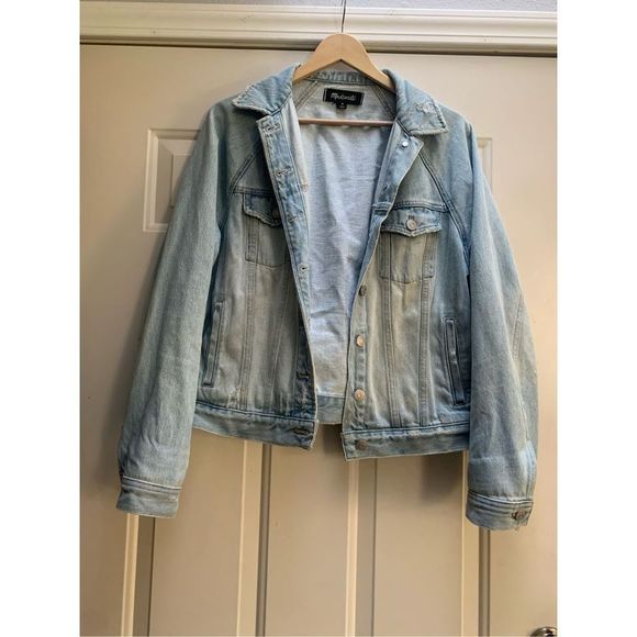 Madewell Oversized Jean Jacket size M - Picture 2 of 10